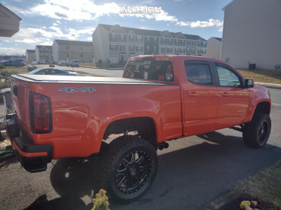 1 2021 Colorado Chevrolet Rough Country Suspension Lift 6in Anthem Off Road Rogue Black Milled