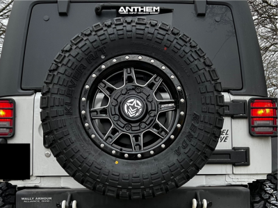 1 2018 Wrangler Jk Jeep Unlimited Willys Wheeler Rough Country Suspension Lift 25in Anthem Off Road Rogue Black Milled