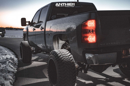 1 2013 Silverado 2500 Hd Chevrolet Ltz Readylift Suspension Lift 8in Anthem Off Road Equalizer Black Milled