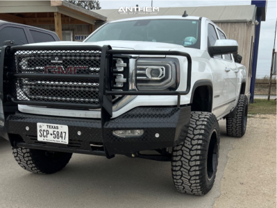 1 2018 Sierra 1500 Gmc Slt Zone Suspension Lift 65in Anthem Off Road Avenger Black Milled