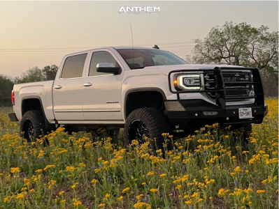 1 2018 Sierra 1500 Gmc Slt Zone Suspension Lift 65in Anthem Off Road Avenger Black Milled