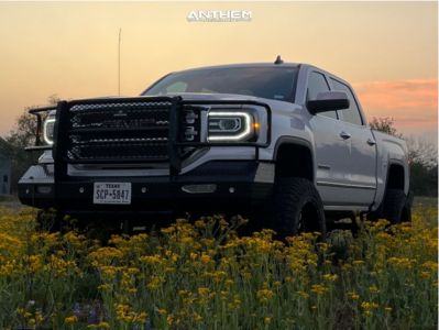 1 2018 Sierra 1500 Gmc Slt Zone Suspension Lift 65in Anthem Off Road Avenger Black Milled