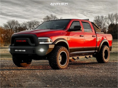 2010 Dodge Ram 1500 - 20x12 -44mm - Anthem Off-Road Rogue - Suspension Lift 3.5" - 35" x 15.5"