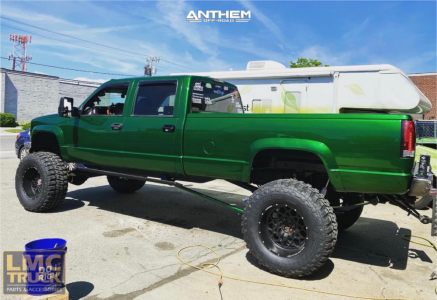 1 1997 K3500 Gmc Skys Off Road Designs Suspension Lift 12in Anthem Off Road Avenger Satin Black