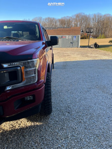 1 2018 F 150 Ford Xlt Rough Country Leveling Kit Anthem Off Road Avenger Black Milled