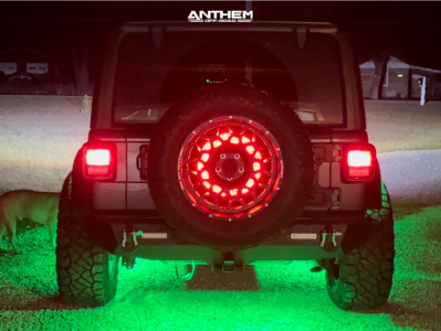 1 2020 Wrangler Jeep Unlimited Sport Rough Country Suspension Lift 25in Anthem Off Road Avenger Black