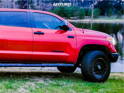 1 2017 Tundra Toyota Sr5 Unknown Leveling Kit Anthem Off Road Avenger Satin Black