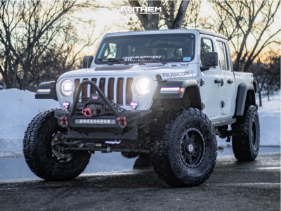 2020 Jeep Gladiator - 17x9 -12mm - Anthem Off-Road Rogue - Suspension Lift 4.5" - 38" x 13.5"