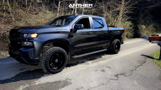 1 2022 Silverado 1500 Chevrolet Lt Bds Suspension Lift 25in Anthem Off Road Intimidator Satin Black