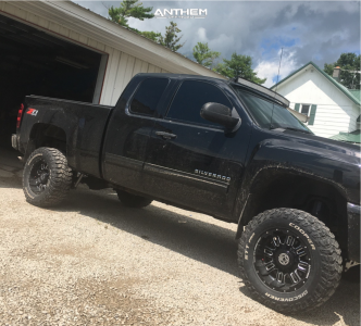 1 2011 Silverado 1500 Chevrolet Rough Country Suspension Lift 6in Anthem Enforcer Black