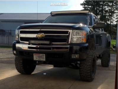 1 2011 Silverado 1500 Chevrolet Rough Country Suspension Lift 6in Anthem Enforcer Black
