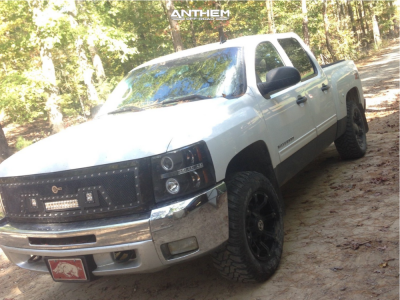 2011 Chevrolet Silverado 1500 - 18x9 -12mm - Anthem Off-Road Defender - Leveling Kit - 275/65R18
