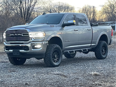 1 2021 2500 Ram Laramie Carli Suspension Lift 3in Anthem Off Road Lbty18 Black