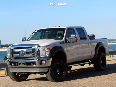 1 2013 F 250 Super Duty Ford Rough Country Suspension Lift 4in Anthem Aviator Matte Black