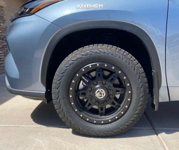 1 2020 Highlander Toyota Rough Country Leveling Kit Anthem Off Road Rogue Satin Black