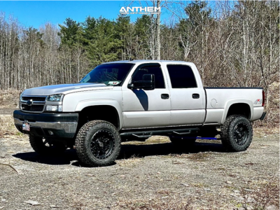 2007 Chevrolet Silverado 2500 HD Classic - 20x10 -18mm - Anthem Off-Road Rogue - Suspension Lift 6" - 35" x 12.5"