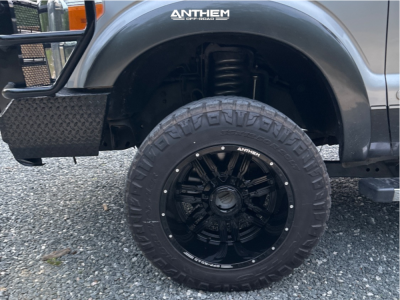1 2016 F 250 Super Duty Ford Lariat Rough Country Suspension Lift 3in Anthem Off Road Equalizer Gloss Black
