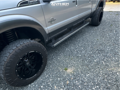 1 2016 F 250 Super Duty Ford Lariat Rough Country Suspension Lift 3in Anthem Off Road Equalizer Gloss Black