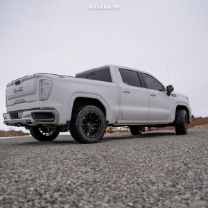 1 2021 Sierra 1500 Gmc Slt Rough Country Leveling Kit Anthem Off Road Talon Gloss Black