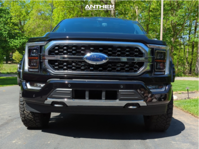 1 2022 F 150 Ford Platinum Zone Leveling Kit Anthem Off Road Equalizer Gloss Black