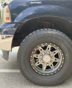 1 2006 F 350 Super Duty Ford Lariat Unknown Lowered 2f 4r Anthem Off Road Rogue Titanium Gray