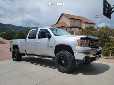 2012 GMC Sierra 2500 HD - 20x10 -18mm - Anthem Off-Road Rogue - Leveling Kit - 33" x 12.5"