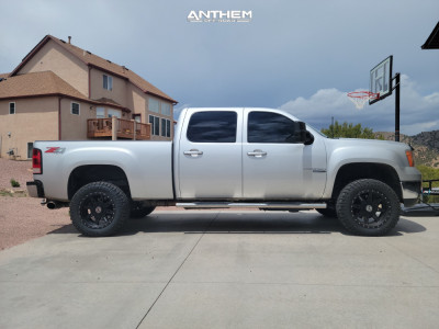 1 2012 Sierra 2500 Hd Gmc Slt Cognito Leveling Kit Anthem Off Road Rogue Satin Black