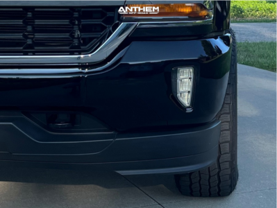 1 2016 Silverado 1500 Chevrolet Lt Rough Country Leveling Kit Anthem Off Road Talon Satin Black