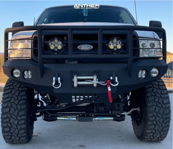1 2000 F 250 Super Duty Ford Lariat Full Throttle Suspension Lift 8in Anthem Off Road Enforcer Black