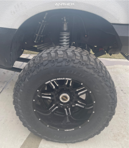 1 2000 F 250 Super Duty Ford Lariat Full Throttle Suspension Lift 8in Anthem Off Road Enforcer Black