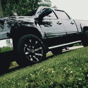2012 GMC Sierra 1500 - 20x10 -24mm - Anthem Off-Road Defender - Leveling Kit - 305/55R20