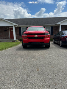 1 2017 Silverado 1500 Chevrolet Custom Rough Country Leveling Kit Anthem Off Road Equalizer Black Milled