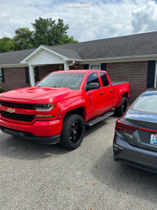 1 2017 Silverado 1500 Chevrolet Custom Rough Country Leveling Kit Anthem Off Road Equalizer Black Milled