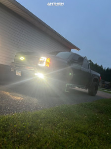 1 2011 Silverado 1500 Chevrolet Ltz Rough Country Suspension Lift 35in Anthem Off Road Equalizer Gloss Black