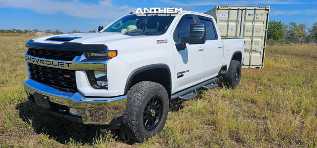 2021 Chevrolet Silverado 2500 HD - 18x9 -12mm - Anthem Off-Road Intimidator - Stock Suspension - 295/70R18