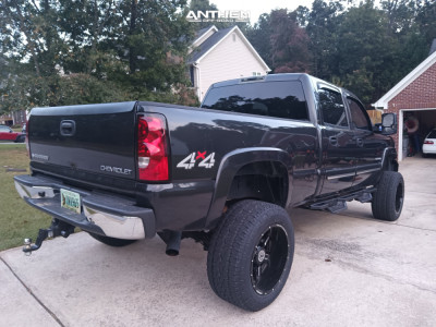 1 2004 Silverado 2500 Hd Chevrolet Lt Fabtech Suspension Lift 6in Anthem Off Road Equalizer Black