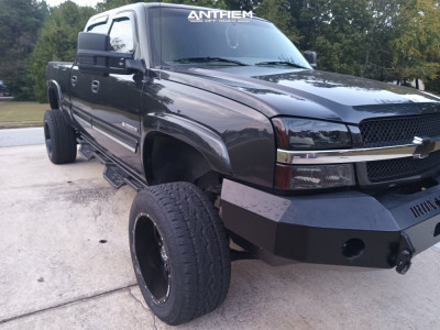 1 2004 Silverado 2500 Hd Chevrolet Lt Fabtech Suspension Lift 6in Anthem Off Road Equalizer Black