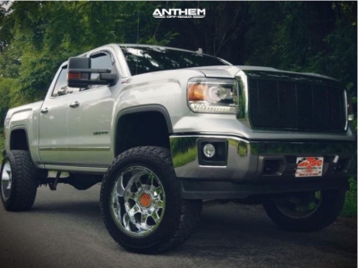 2014 GMC Sierra 1500 - 20x12 -44mm - Anthem Off-Road Commander - Suspension Lift 7" - 35" x 12.5"