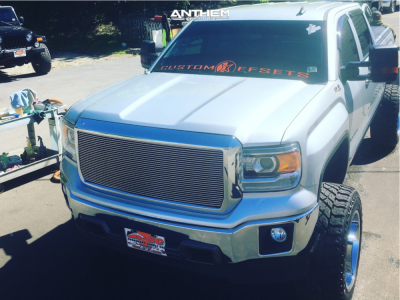 1 2014 Sierra 1500 Gmc Rough Country Suspension Lift 7in Anthem Commander Chrome