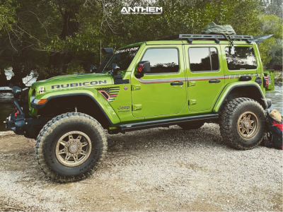 2018 Jeep Wrangler JL - 17x9 -12mm - Anthem Off-Road Rogue - Suspension Lift 3.5" - 37" x 12.5"