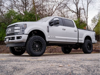 1 2017 F 250 Super Duty Ford Platinum Bds Suspension Lift 4in Anthem Off Road Avenger Satin Black