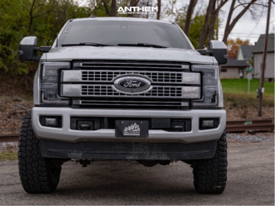 1 2017 F 250 Super Duty Ford Platinum Bds Suspension Lift 4in Anthem Off Road Avenger Satin Black