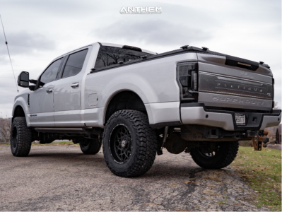 1 2017 F 250 Super Duty Ford Platinum Bds Suspension Lift 4in Anthem Off Road Avenger Satin Black