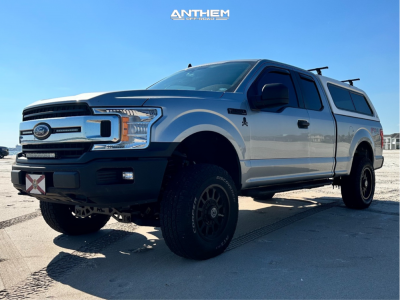 1 2020 F 150 Ford Xl Rough Country Suspension Lift 4in Anthem Off Road Intimidator Black