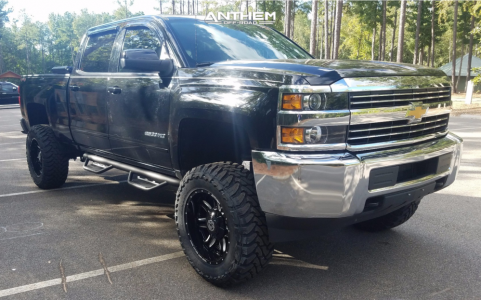 1 2016 Silverado 2500 Hd Chevrolet Rough Country Suspension Lift 5in Anthem Aviator Machined Black
