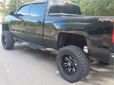1 2016 Silverado 2500 Hd Chevrolet Rough Country Suspension Lift 5in Anthem Aviator Machined Black