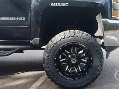 1 2016 Silverado 2500 Hd Chevrolet Rough Country Suspension Lift 5in Anthem Aviator Machined Black