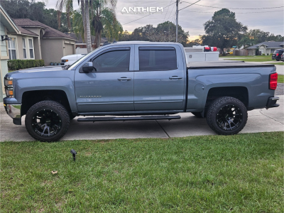 2015 Chevrolet Silverado 1500 - 20x12 -44mm - Anthem Off-Road Talon - Suspension Lift 3.5" - 33" x 12.5"