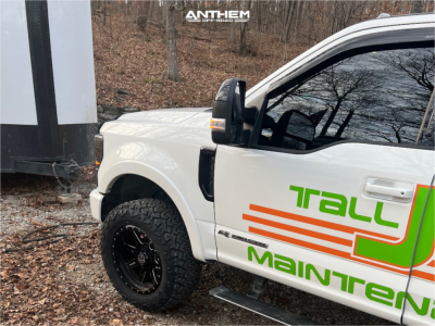 1 2022 F 250 Super Duty Ford Lariat Unknown Leveling Kit Anthem Off Road Rogue Black Milled