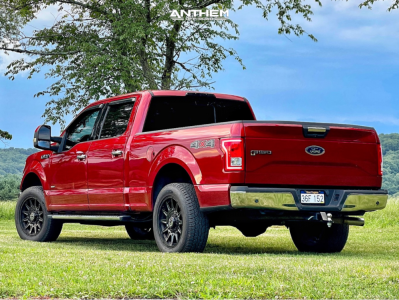 1 2016 F 150 Ford Xlt Motofab Leveling Kit Anthem Off Road Liberty Satin Black